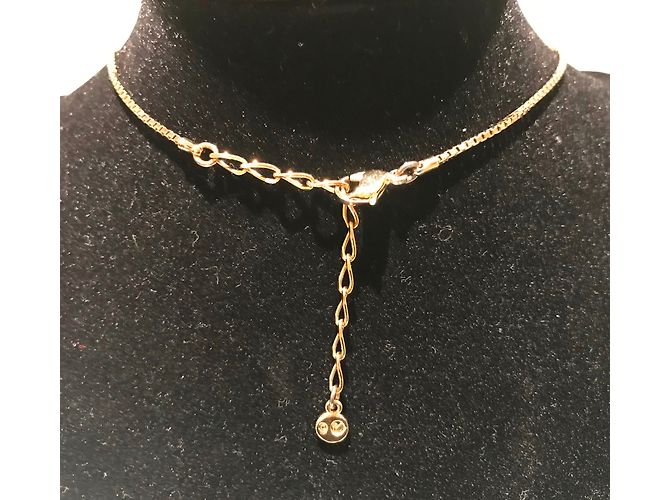 Collana con Pendente Swarovski in Cristalli Pavé Placcata Oro - vista 9