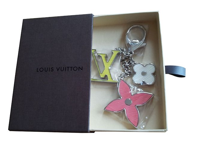 Louis Vuitton Multicoloured Key Ring Silver Multiple colors - view 2