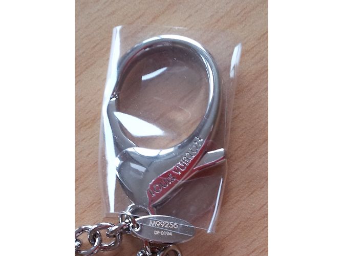Louis Vuitton Multicoloured Key Ring Silver Multiple colors - view 6