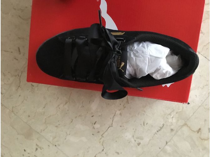 Puma Low Sneakers schwarz Lacklederoptik - Ansicht 3