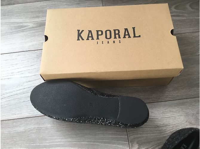 Autre Marque Derby con paillettes Kaporal nero - vista 3