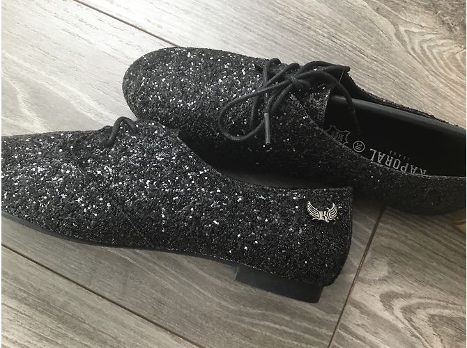 Autre Marque Derby con paillettes Kaporal nero - vista 5