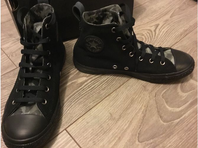 Converse Baskets montantes Chuck Taylor Noir - vue 4