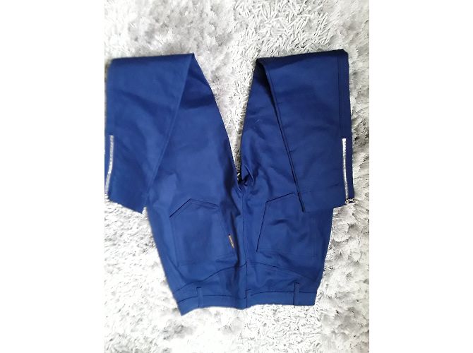 Pantalones Louis Vuitton de algodón azul 38 - vista 3