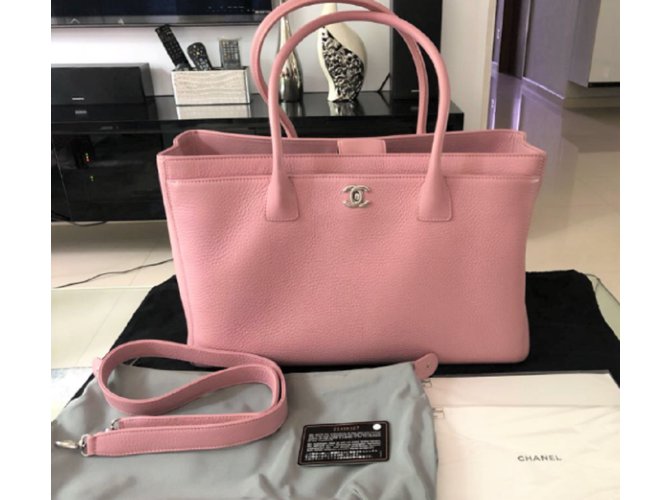 Chanel Pink Executive Cerf Tote Rosa - vista 2