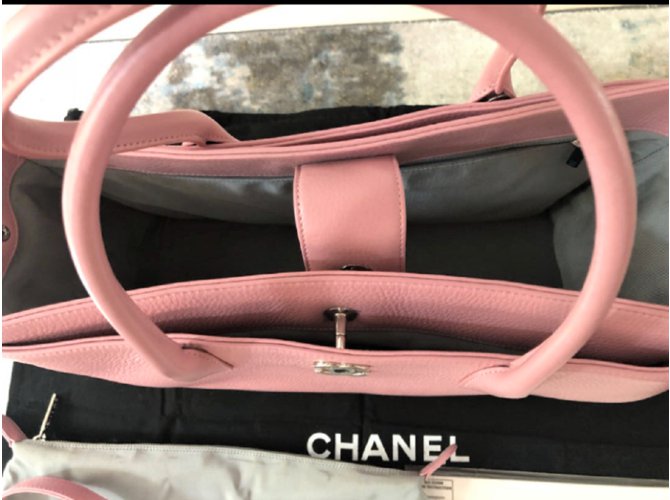 Chanel Pink Executive Cerf Tote Rosa - vista 3