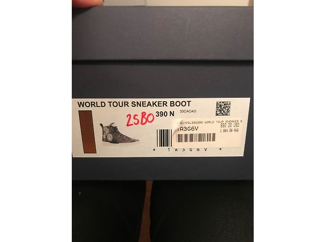 Louis Vuitton sneaker World Tours Boot Vuitton Cioccolato - vista 10