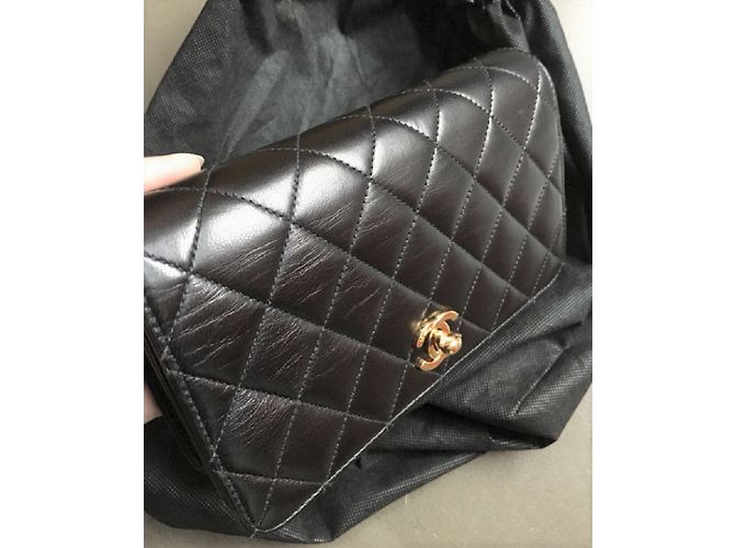 Wallet On Chain Chanel WOC Vintage Schwarz - Ansicht 5