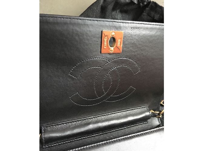 Wallet On Chain Chanel WOC Vintage Schwarz - Ansicht 7