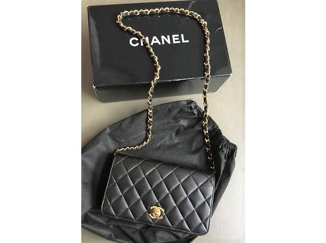 Wallet On Chain Chanel WOC Vintage Schwarz - Ansicht 9