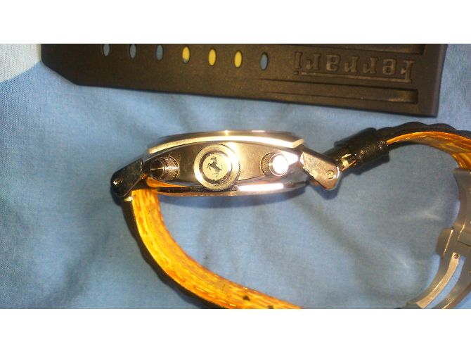 Autre Marque Orologio Panerai Ferrari Quadrante Giallo Pelle - vista 5