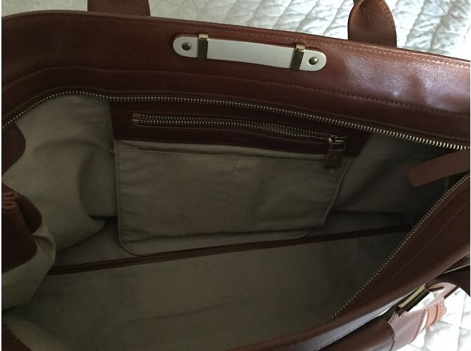 Borsa Chloé Alice GM in Pelle Color Ecru Bianco sporco - vista 4