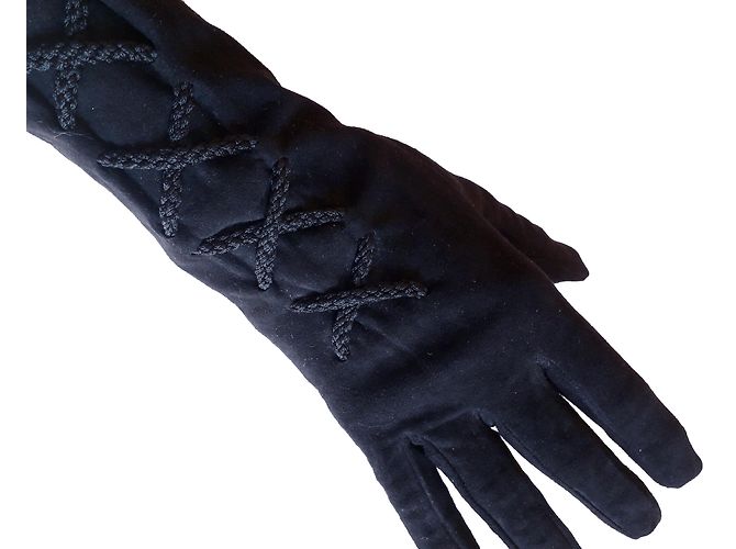 Moschino Handschuhe aus Wildleder - Ansicht 2