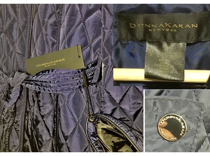 Donna Karan Cappotto trapuntato con cappuccio - vista 12