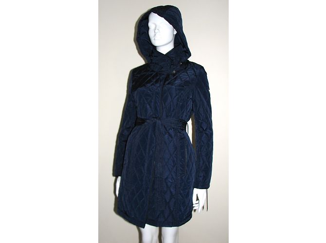 Donna Karan Cappotto trapuntato con cappuccio - vista 3