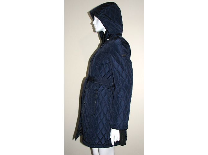 Donna Karan Cappotto trapuntato con cappuccio - vista 4