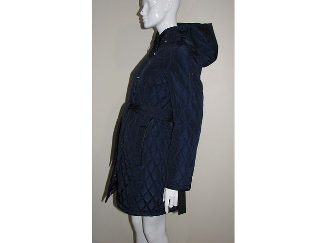 Donna Karan Cappotto trapuntato con cappuccio - vista 5