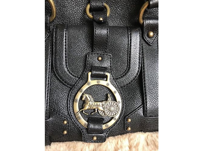 Céline Pferdekutsche Logo Tasche - Ansicht 9