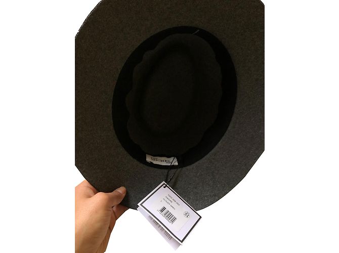 Maison Michel Gray Hat - view 2