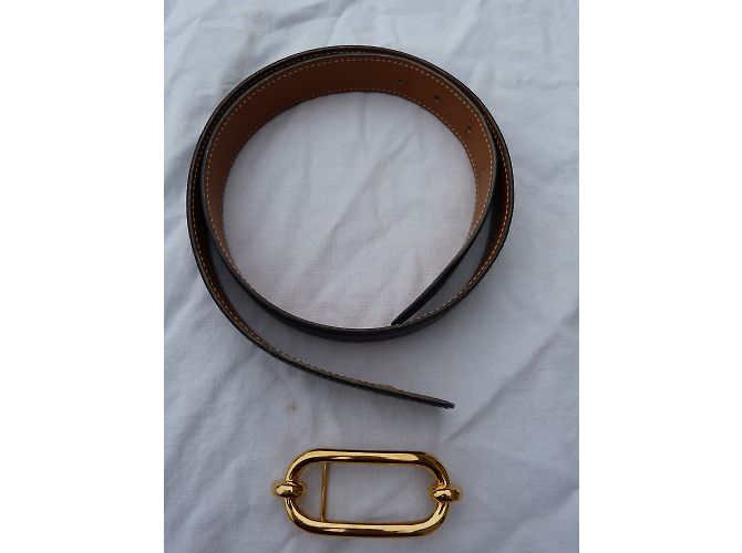 Hermès Belts Beige Dark grey Dark blue - view 4