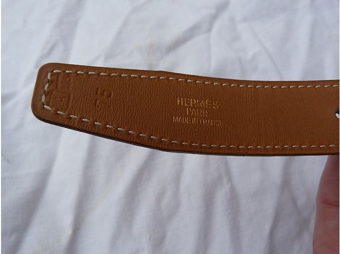 Hermès Belts Beige Dark grey Dark blue - view 5