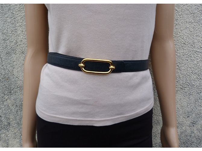 Hermès Belts Beige Dark grey Dark blue - view 8