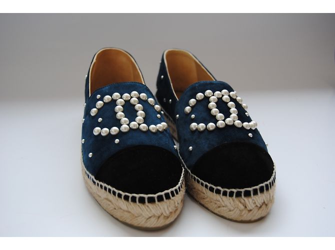 Chanel Espadrilles Black Light blue - view 3