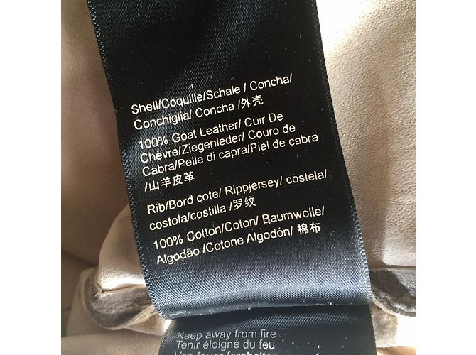 Muubaa Ziegenleder Bikerjacke Braun - Ansicht 7