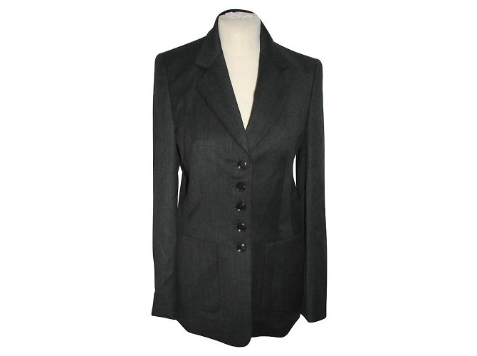 Escada Wollblazer dunkelgrau Anthrazitgrau - Ansicht 2