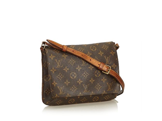 Louis Vuitton Cinturino monogramma Musette Tango Marrone - vista 2