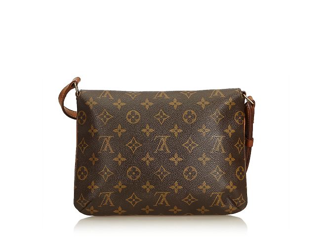 Louis Vuitton Cinturino monogramma Musette Tango Marrone - vista 3