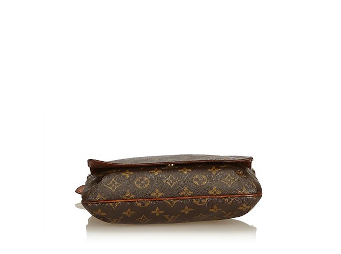 Louis Vuitton Cinturino monogramma Musette Tango Marrone - vista 4
