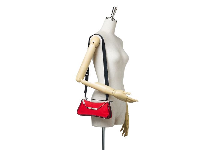 Dior Borsa a tracolla in tela - vista 8