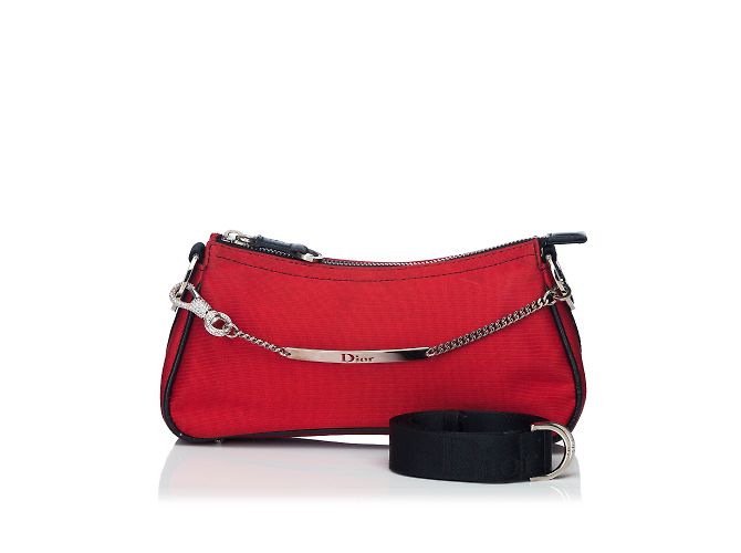 Dior Borsa a tracolla in tela - vista 9