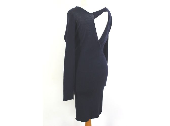 Autre Marque Simona Barbieri - Leichtes Kraftbadekleid Marineblau - Ansicht 5