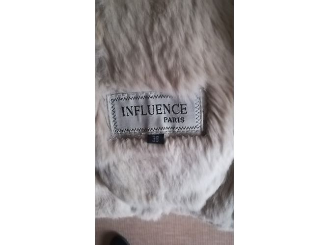 Autre Marque Rabbit fur coat eggshell - view 4