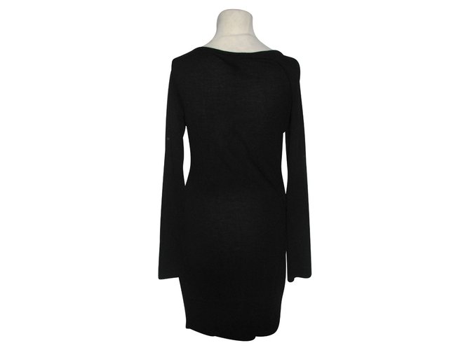 Ted Baker Schwarzes Pulloverkleid aus Tencel - Ansicht 3