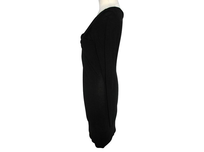 Ted Baker Schwarzes Pulloverkleid aus Tencel - Ansicht 4