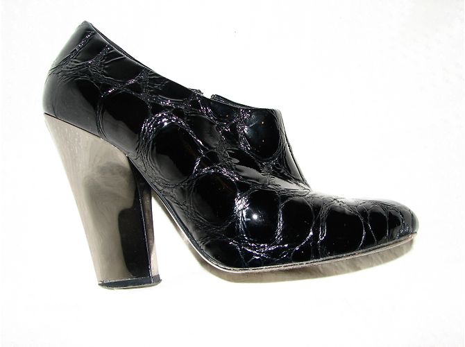 Russell & Bromley Sebastian Milano Pump Nero Argento - vista 4