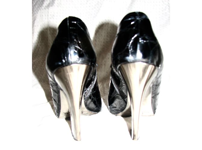 Russell & Bromley Sebastian Milano Pump Nero Argento - vista 6