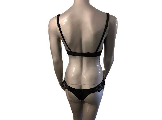 Autre Marque Lejaby BH und String Set Schwarz - Ansicht 2