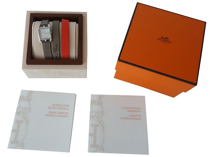 Hermès ASSISTIR HERMES CAPE COD PM Laranja Taupe - vista 2