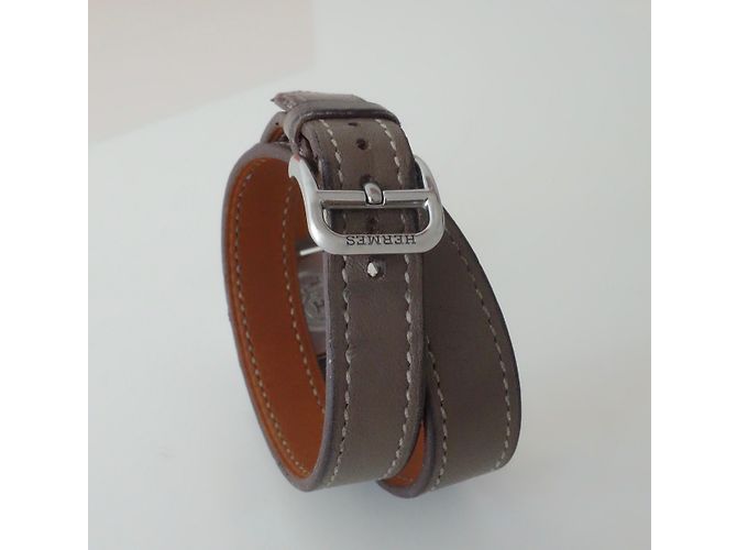 Hermès ASSISTIR HERMES CAPE COD PM Laranja Taupe - vista 5
