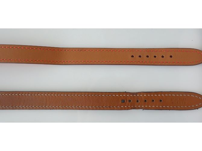 Hermès ASSISTIR HERMES CAPE COD PM Laranja Taupe - vista 6