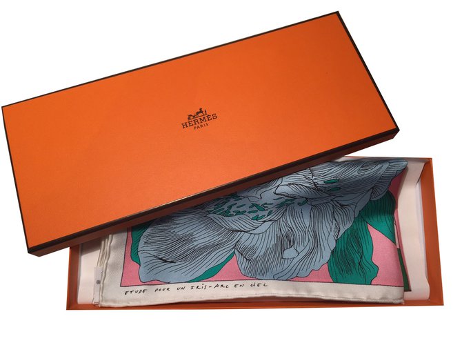 Hermès Gavroche 45 Studie für eine Regenbogen-Iris Mehrfarben - Ansicht 2