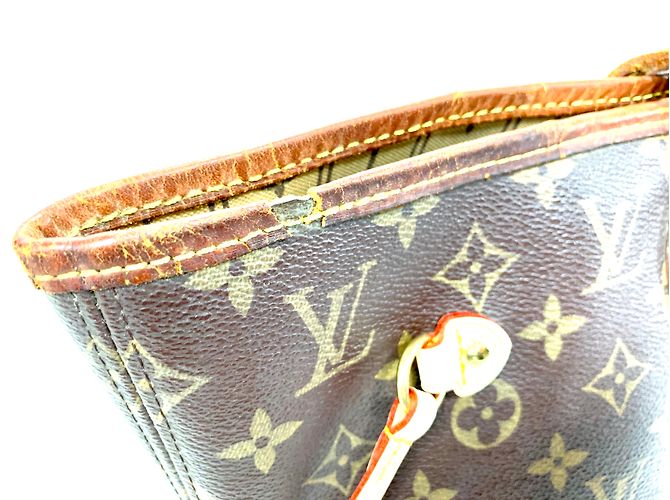 Neverfull Louis Vuitton NIEMALS MM-MONOGRAMM Braun - Ansicht 10