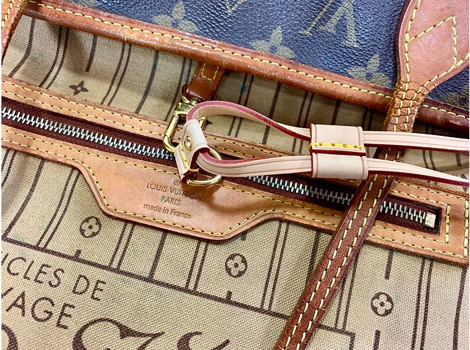 Neverfull Louis Vuitton NIEMALS MM-MONOGRAMM Braun - Ansicht 16