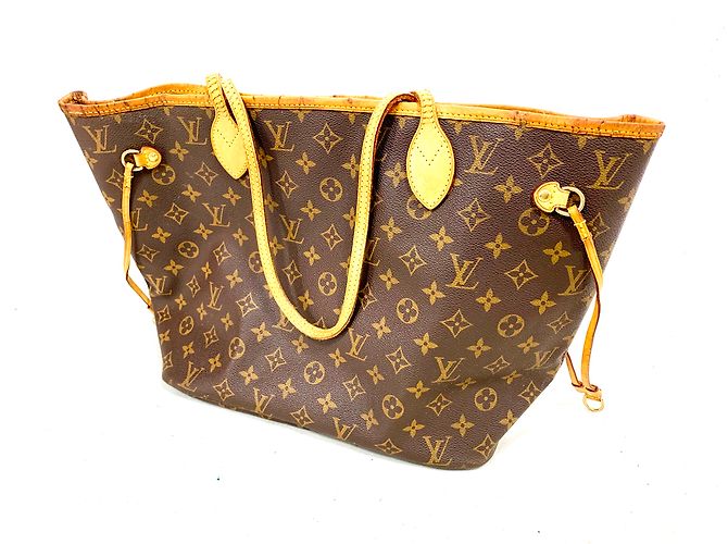 Neverfull Louis Vuitton NIEMALS MM-MONOGRAMM Braun - Ansicht 19