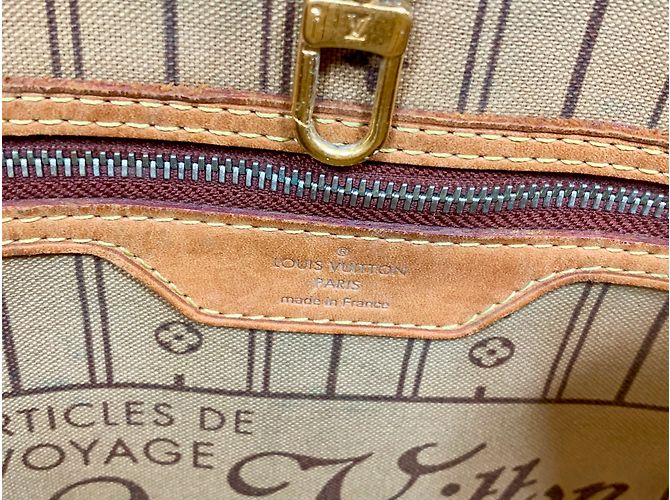 Neverfull Louis Vuitton NIEMALS MM-MONOGRAMM Braun - Ansicht 5
