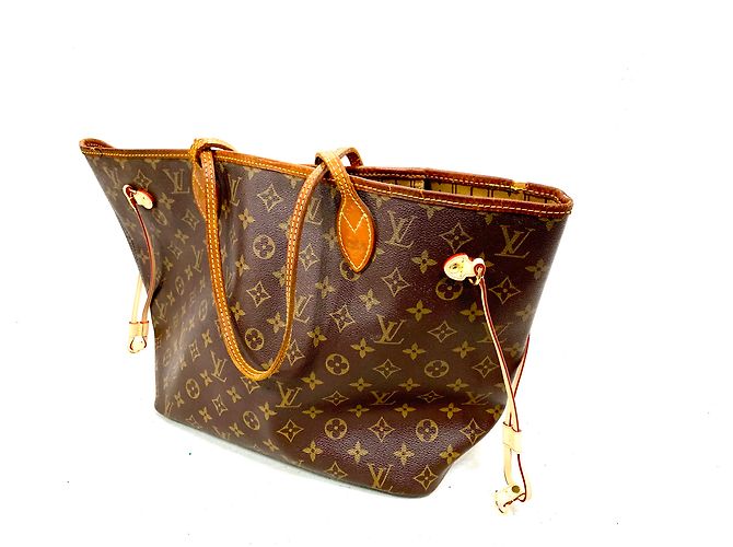Neverfull Louis Vuitton NIEMALS MM-MONOGRAMM Braun - Ansicht 8